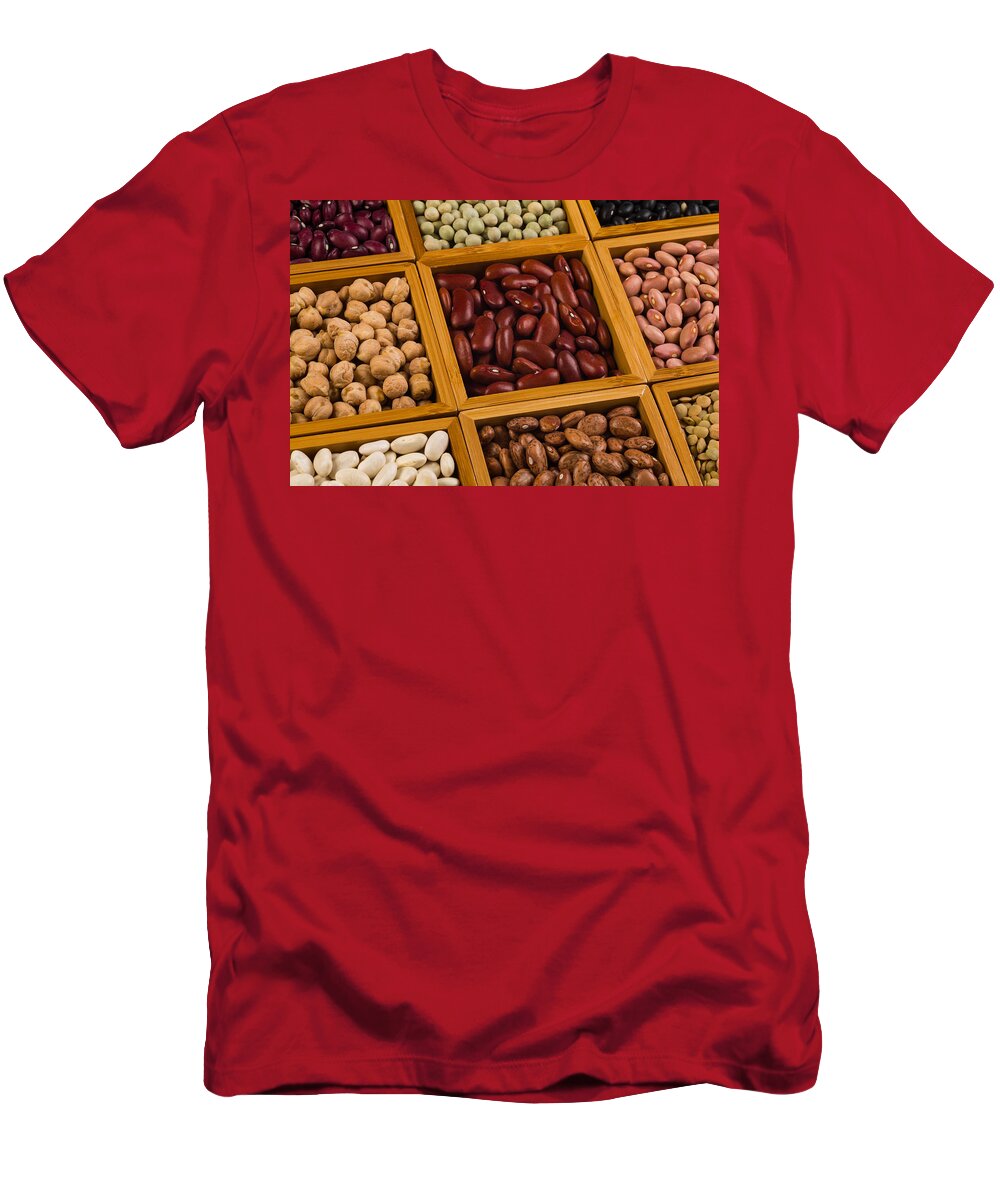 Agricultural T-Shirt featuring the photograph Boxes of beans #1 by Raul Rodriguez
