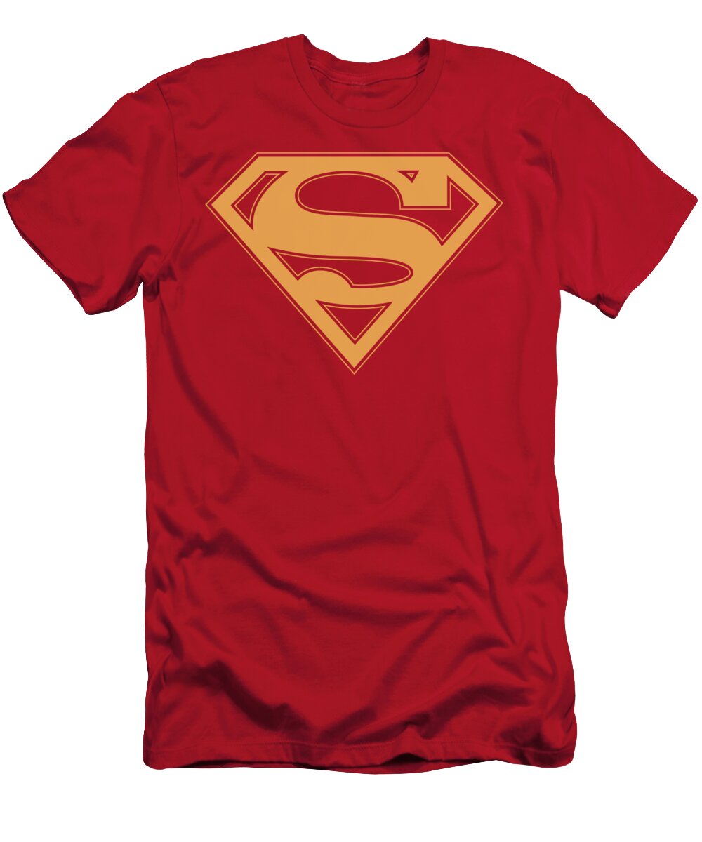 Superman - And Gold Shield T-Shirt by Brand A