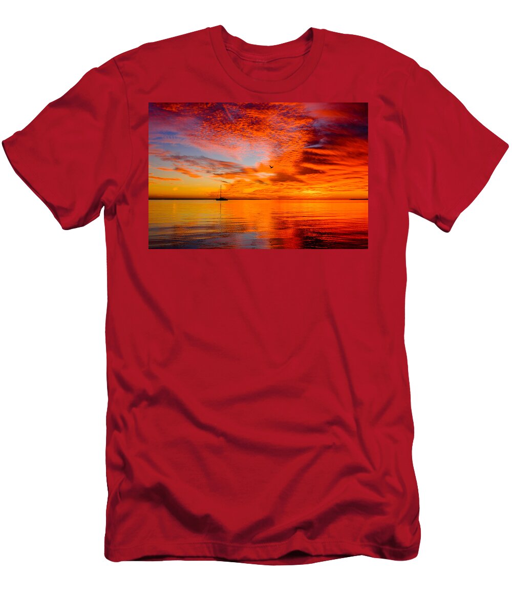 Florida T-Shirt featuring the photograph Florida Keys by Raul Rodriguez