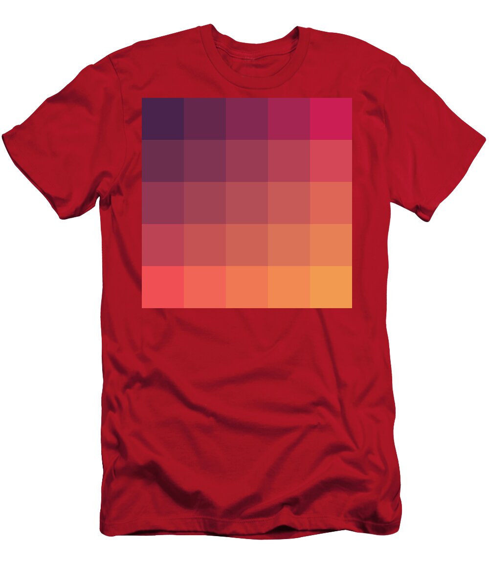 Abstract T-Shirt featuring the digital art Pixel Art #141 by Mike Taylor