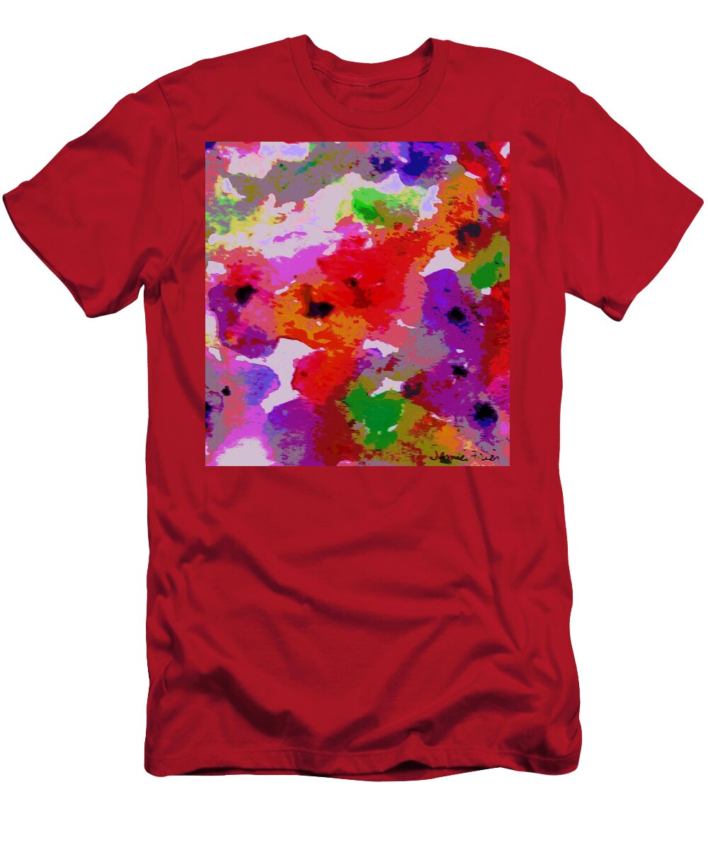 Flowers T-Shirt featuring the painting A Little Watercolor #2 by Jamie Frier