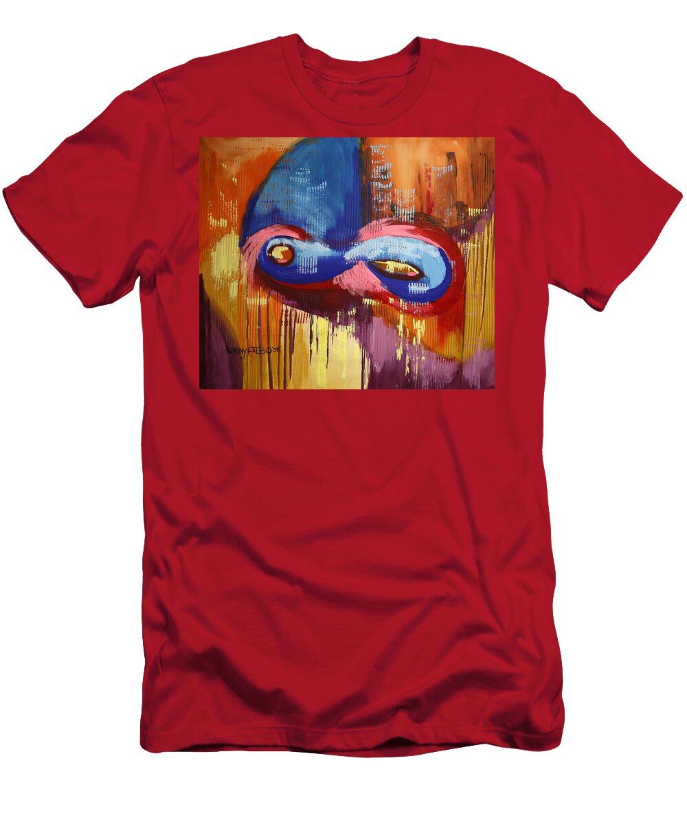 40 Days And 40 Nights T-Shirt featuring the painting 40 Days And 40 Nights by Anthony Falbo
