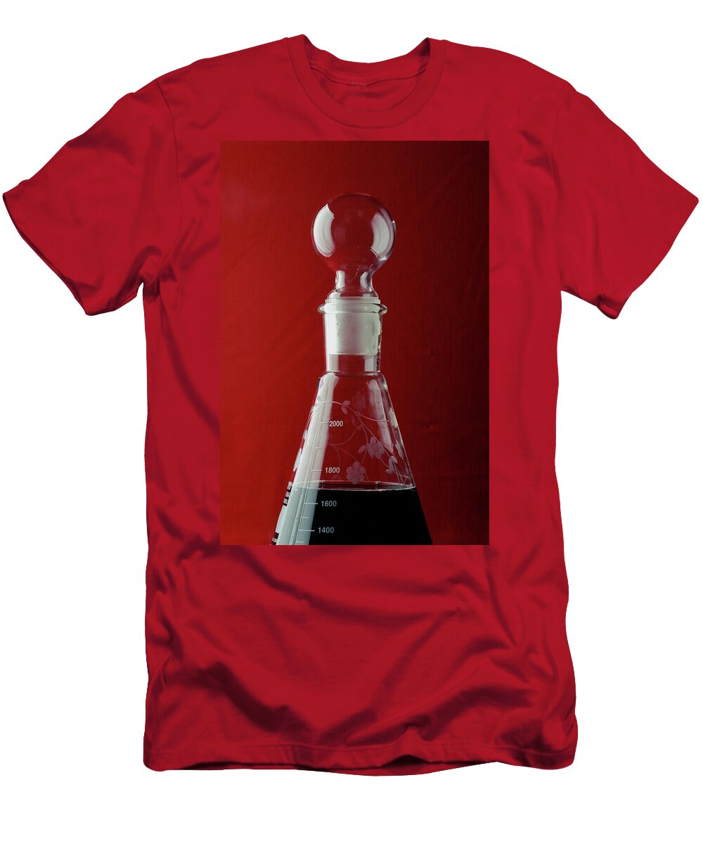 Kitchen T-Shirt featuring the photograph A Decanter by Romulo Yanes
