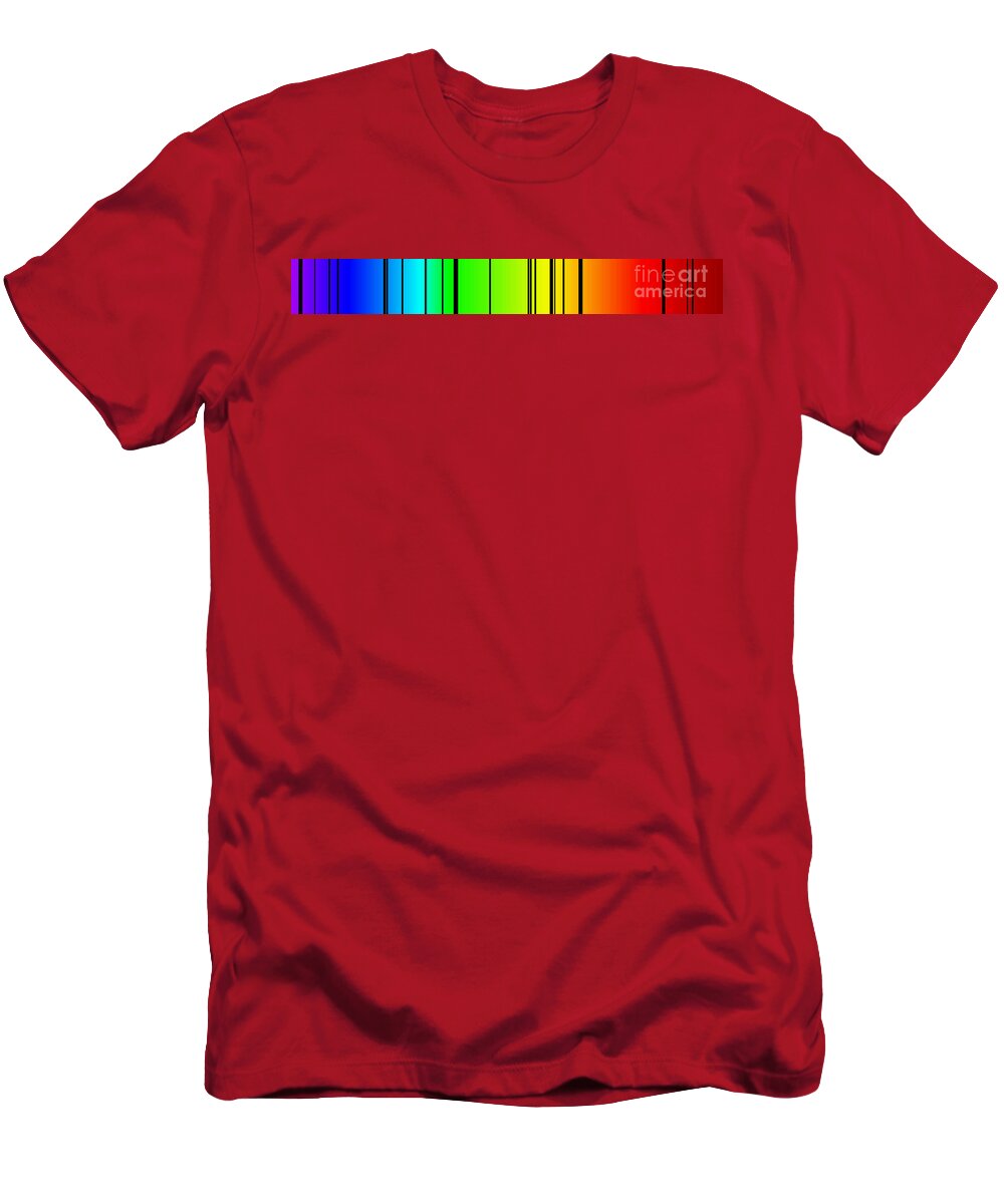 Absorption T-Shirt featuring the photograph Absorption Spectroscopy For Carbon by Phil Degginger