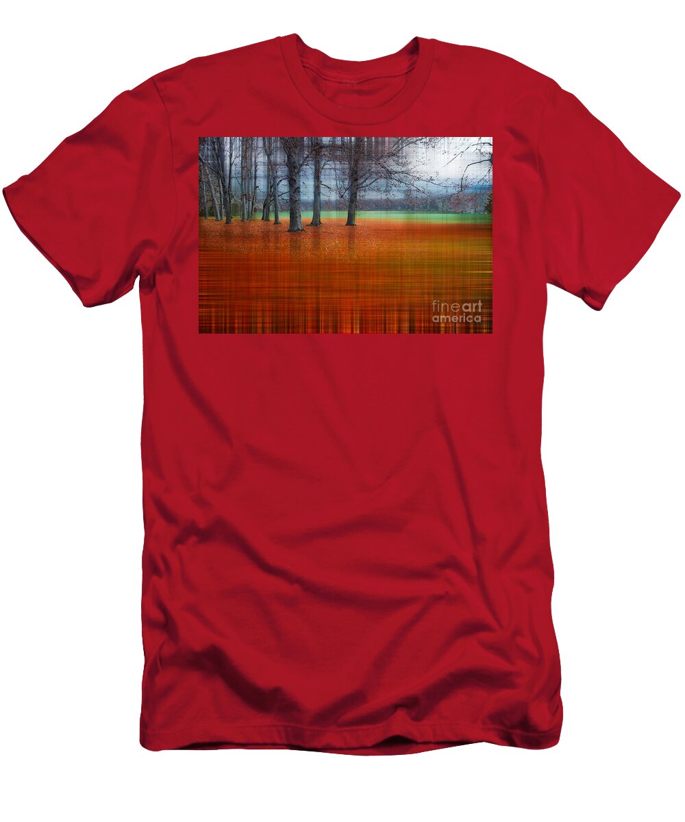 Abstract T-Shirt featuring the photograph abstract atumn II by Hannes Cmarits