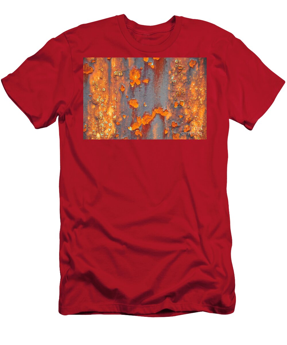 Rust T-Shirt featuring the photograph Abstract Rust by Randi Grace Nilsberg