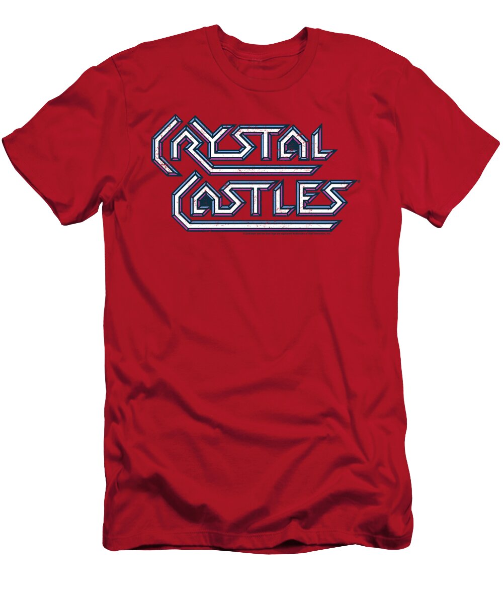 T-Shirt featuring the digital art Atari - Crystal Castles Logo by Brand A
