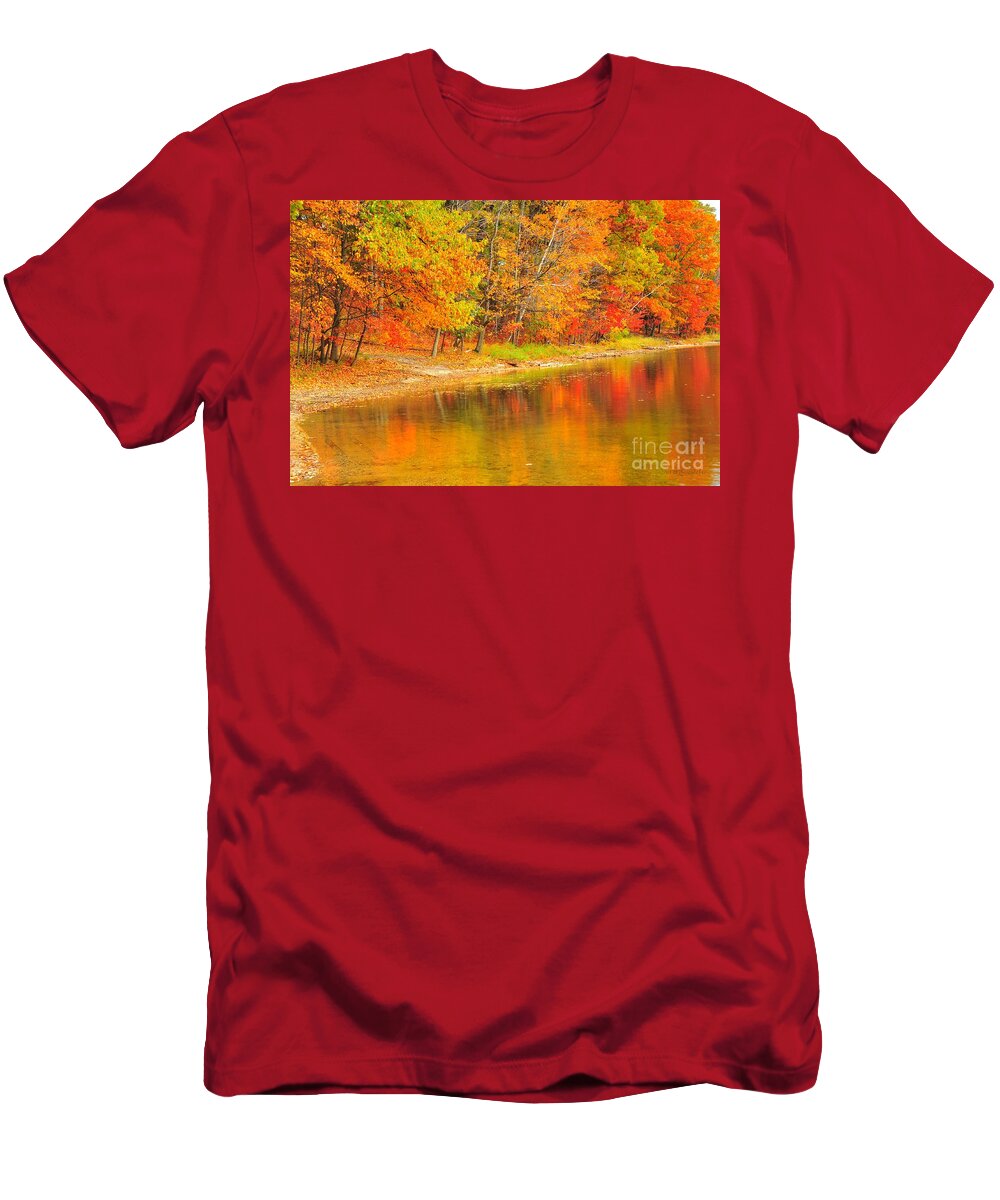 Autumn T-Shirt featuring the photograph Great Balls of Fire by Terri Gostola