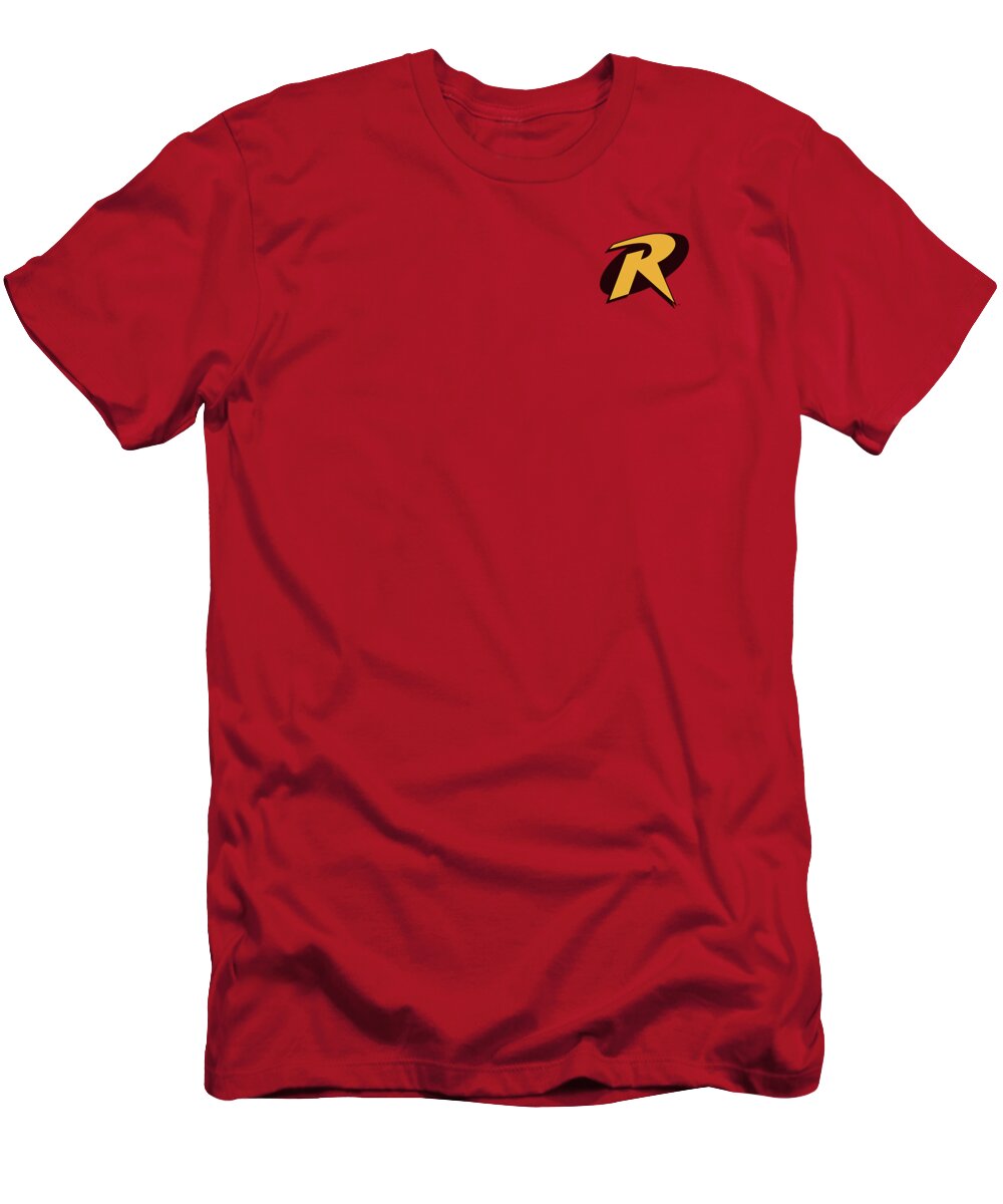  T-Shirt featuring the digital art Batman - Robin Logo by Brand A