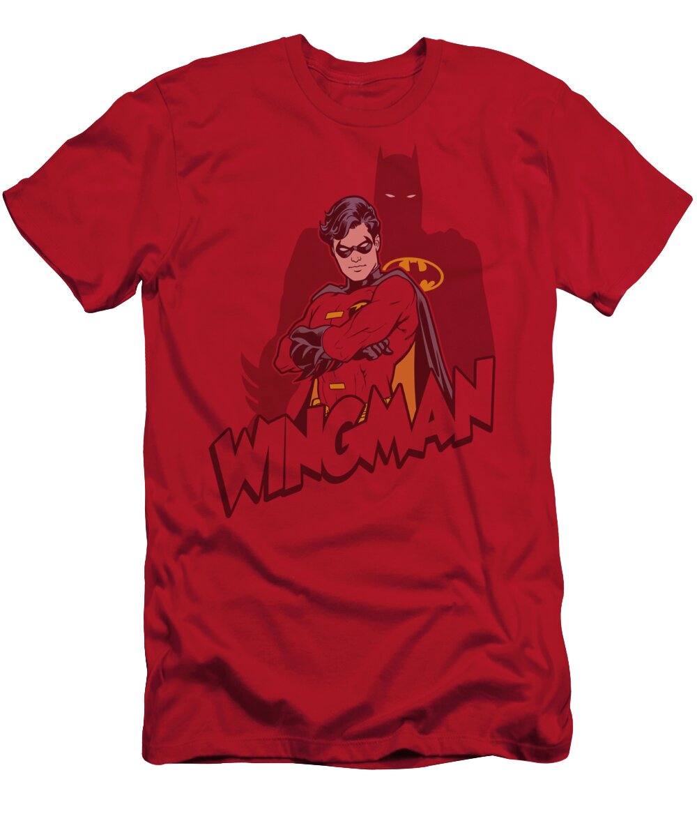 Batman T-Shirt featuring the digital art Batman - Wingman by Brand A