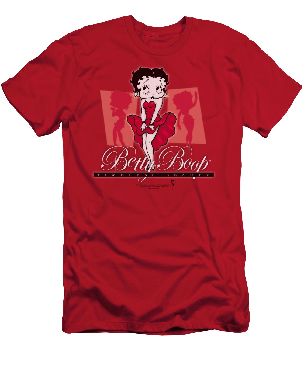 Betty Boop T-Shirt featuring the digital art Boop - Timeless Beauty by Brand A