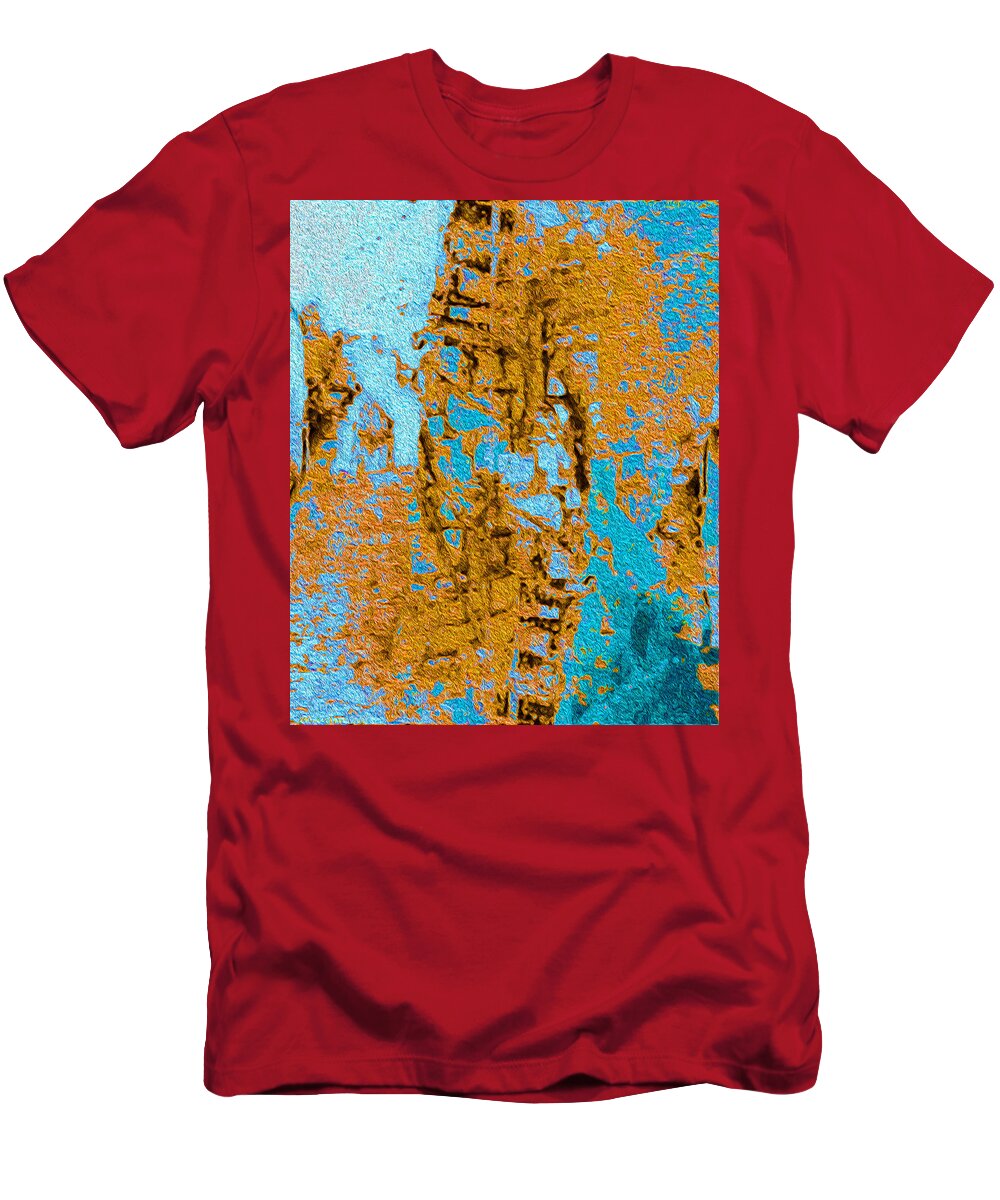 Abstract T-Shirt featuring the photograph Breaking Up by Stephanie Grant