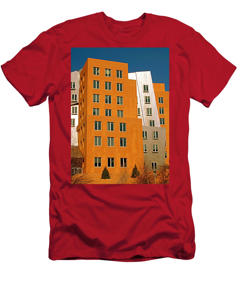 Boston T-Shirt featuring the photograph Brick and Chrome by Caroline Stella