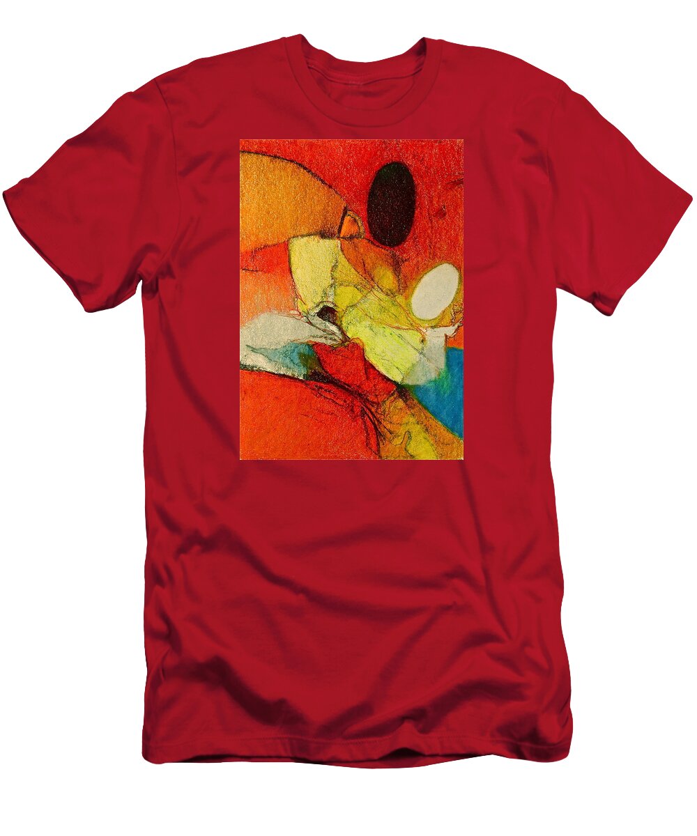 Abstract T-Shirt featuring the drawing Caterpillar Vision by Cliff Spohn