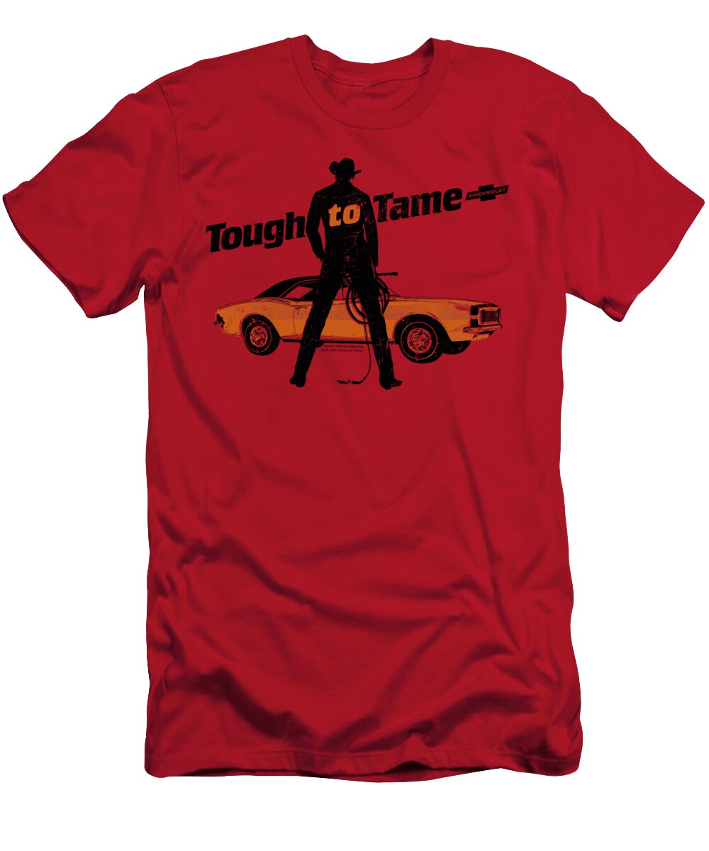  T-Shirt featuring the digital art Chevrolet - Tough To Tame by Brand A