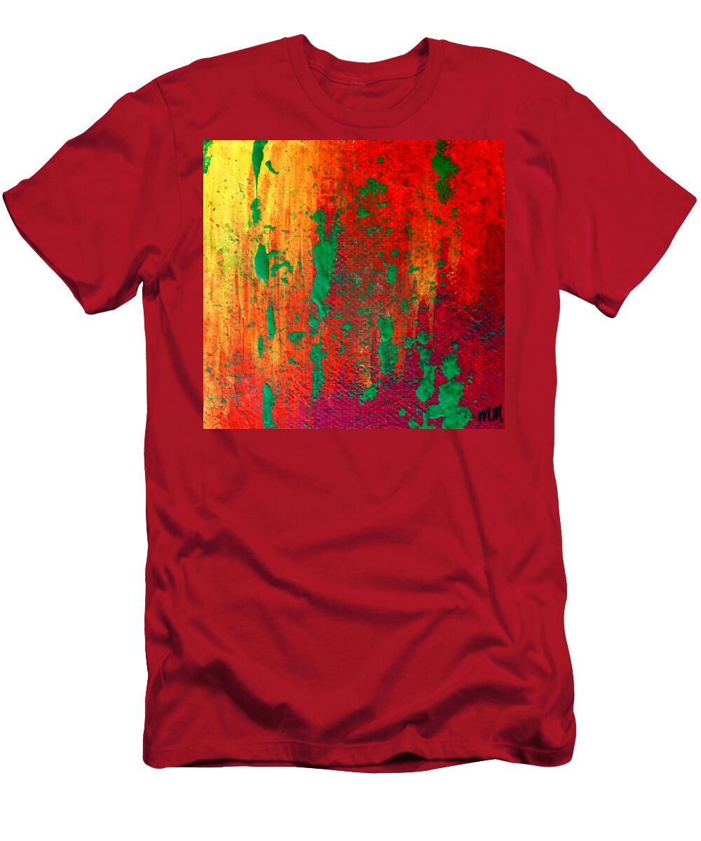 Abstract T-Shirt featuring the painting Dancing in the Sun by Michal Madison