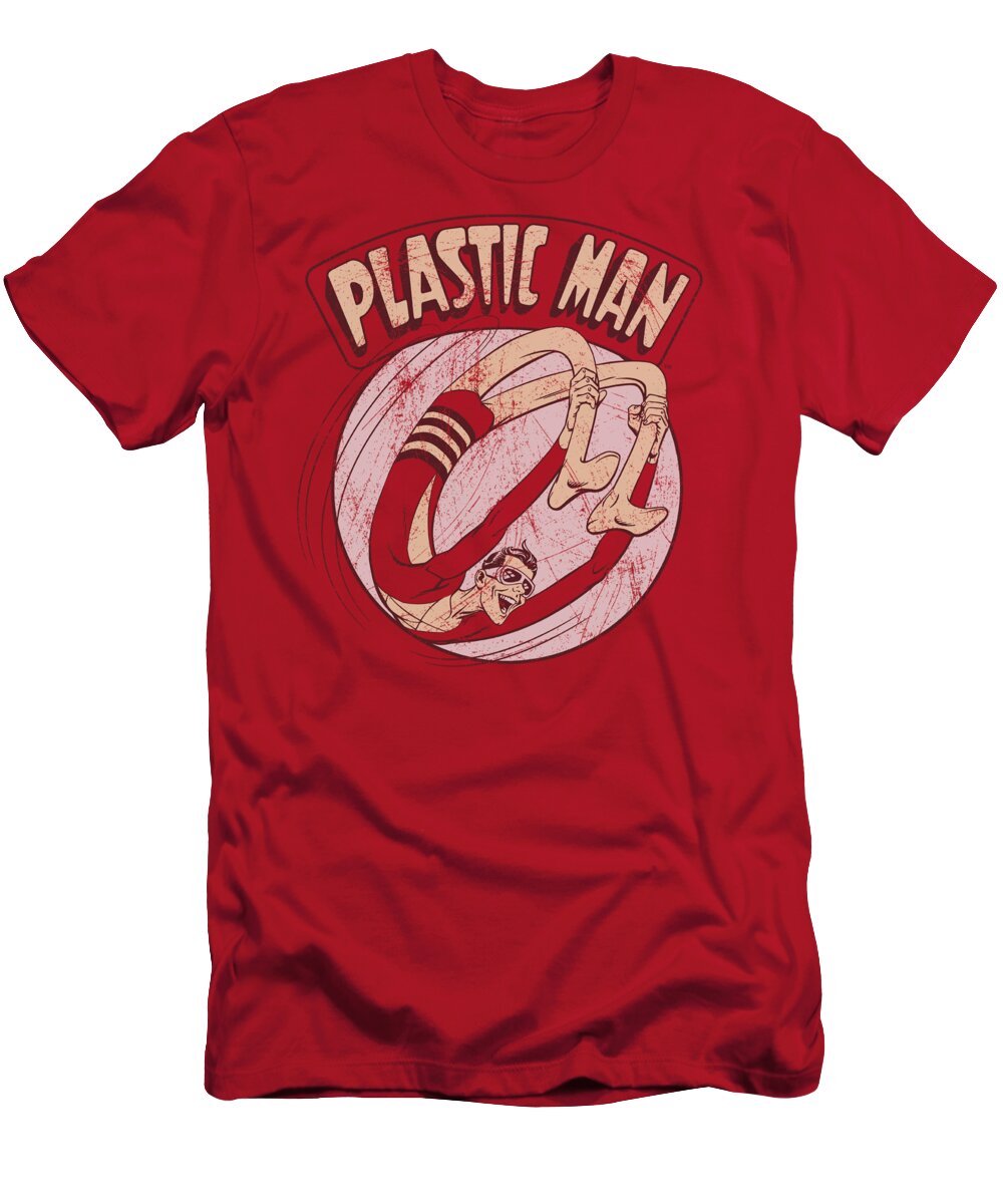 Plastic Man T-Shirt featuring the digital art Dc - Bounce by Brand A