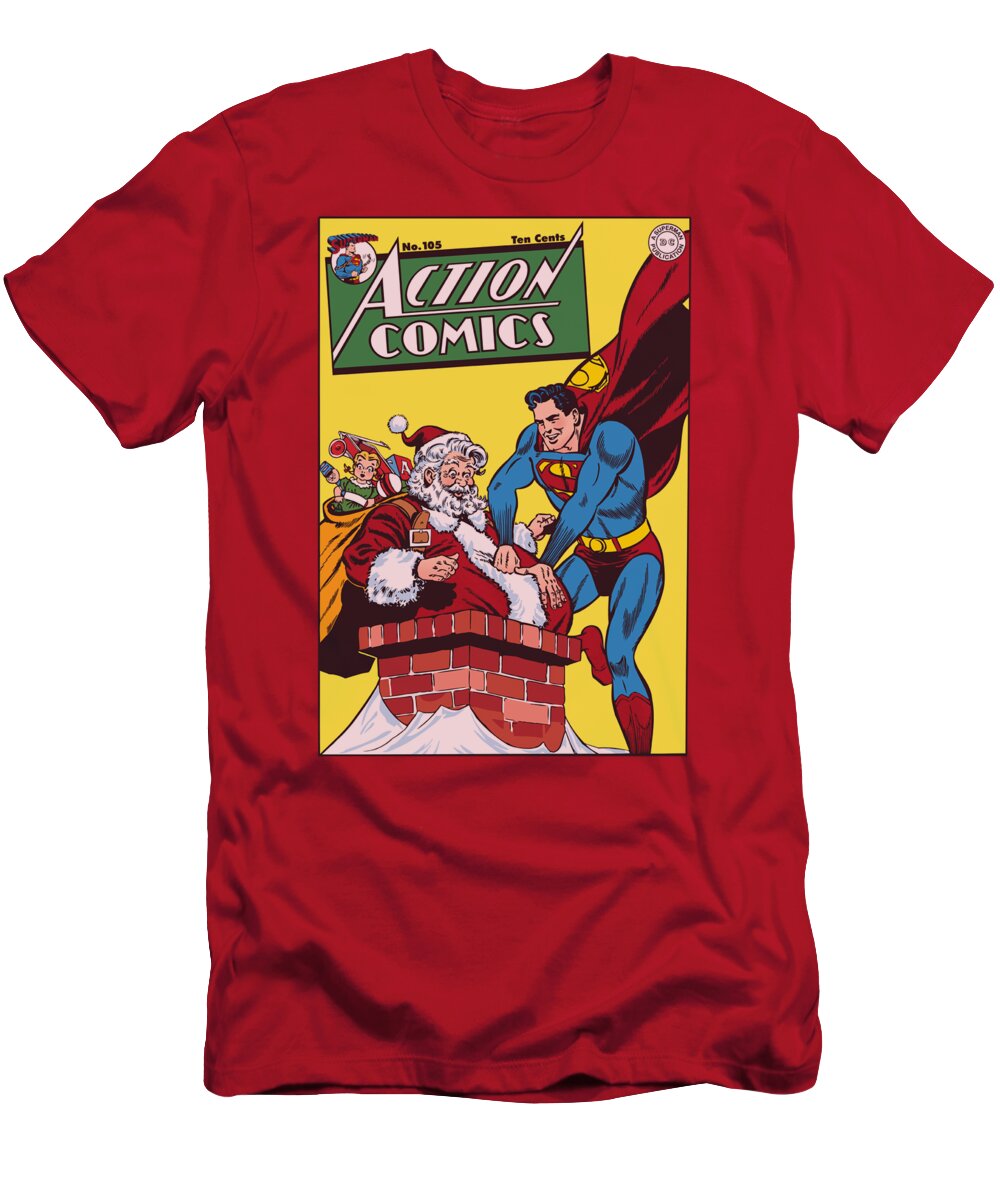 Action Comics T-Shirt featuring the digital art Dc - Cover No. 105 by Brand A