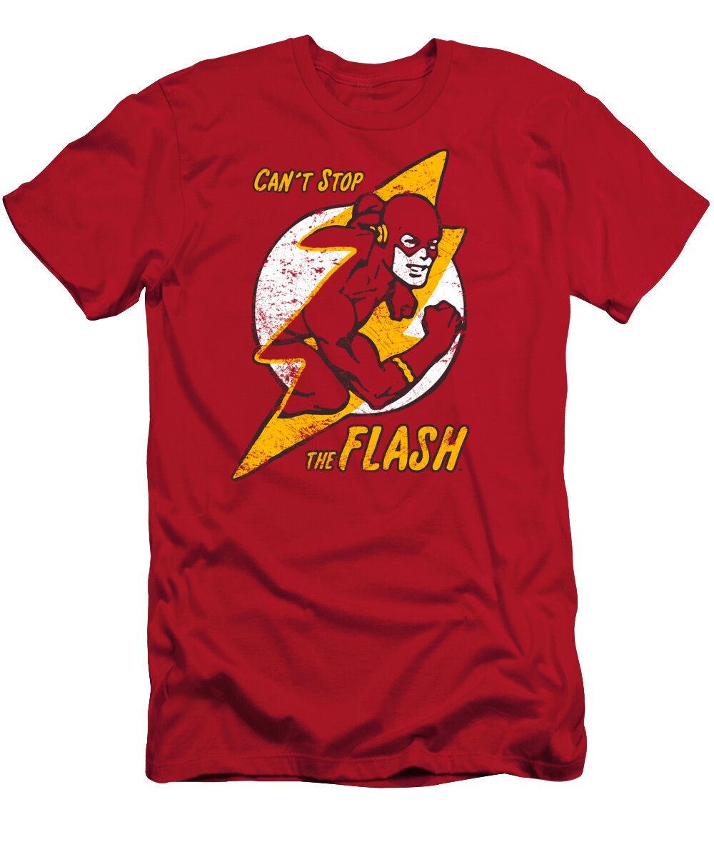  T-Shirt featuring the digital art Dc - Flash Bolt by Brand A