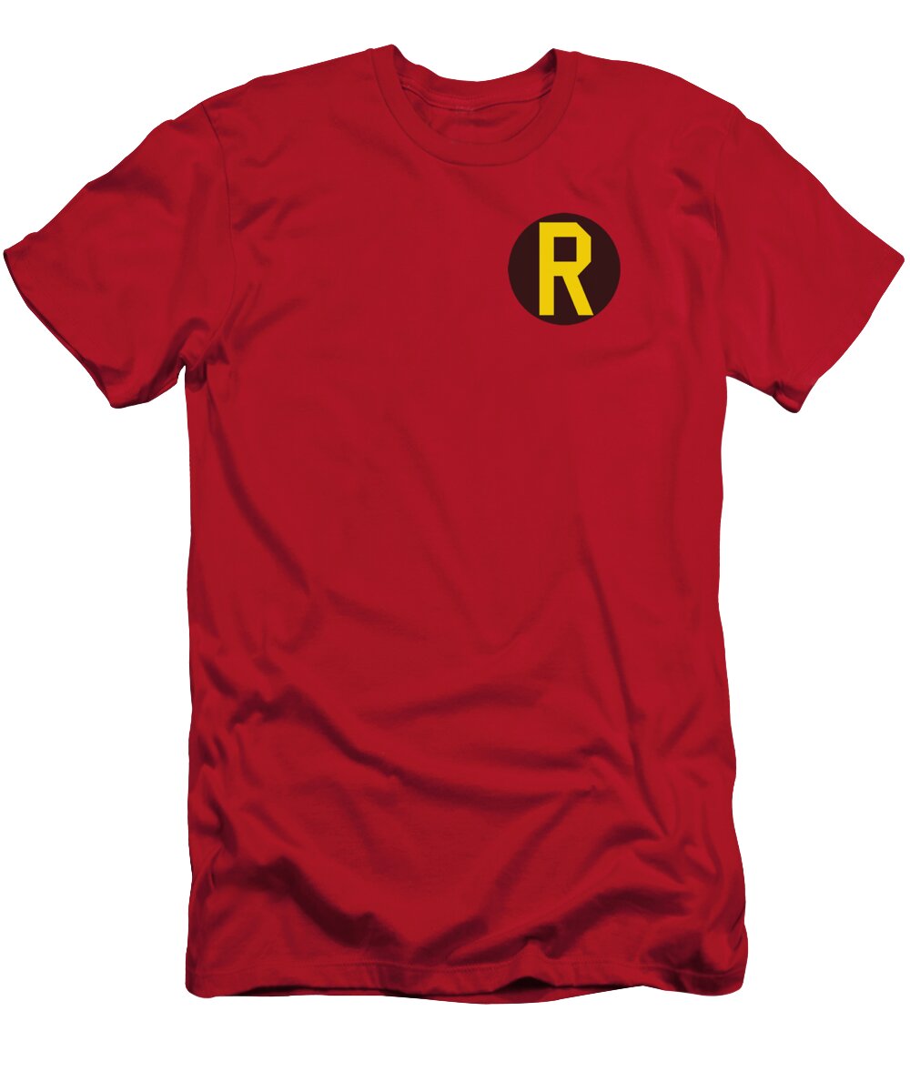 Dc Comics T-Shirt featuring the digital art Dc - Robin Logo by Brand A