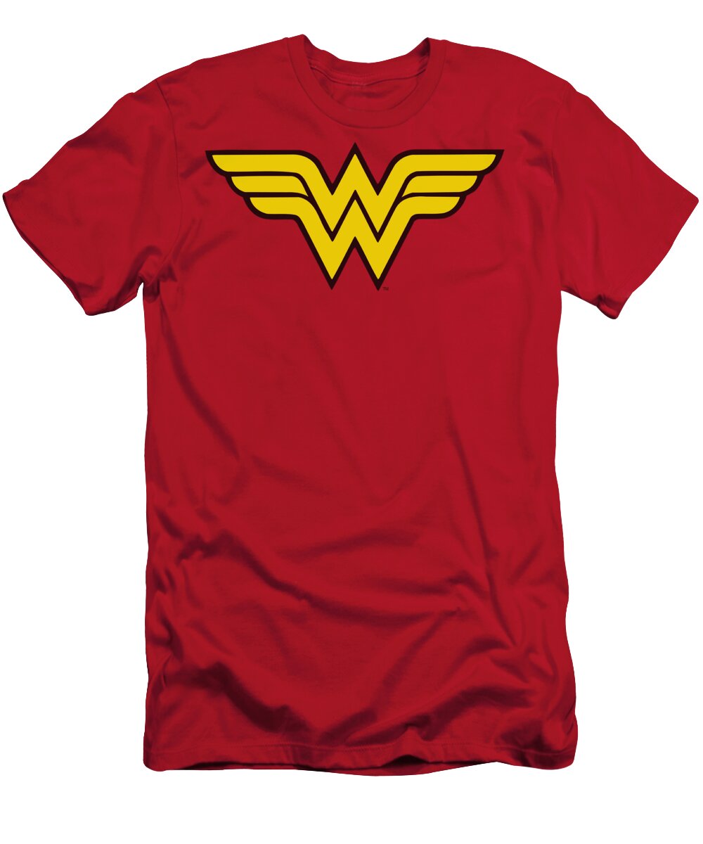 Dc Comics T-Shirt featuring the digital art Dc - Wonder Woman Logo by Brand A