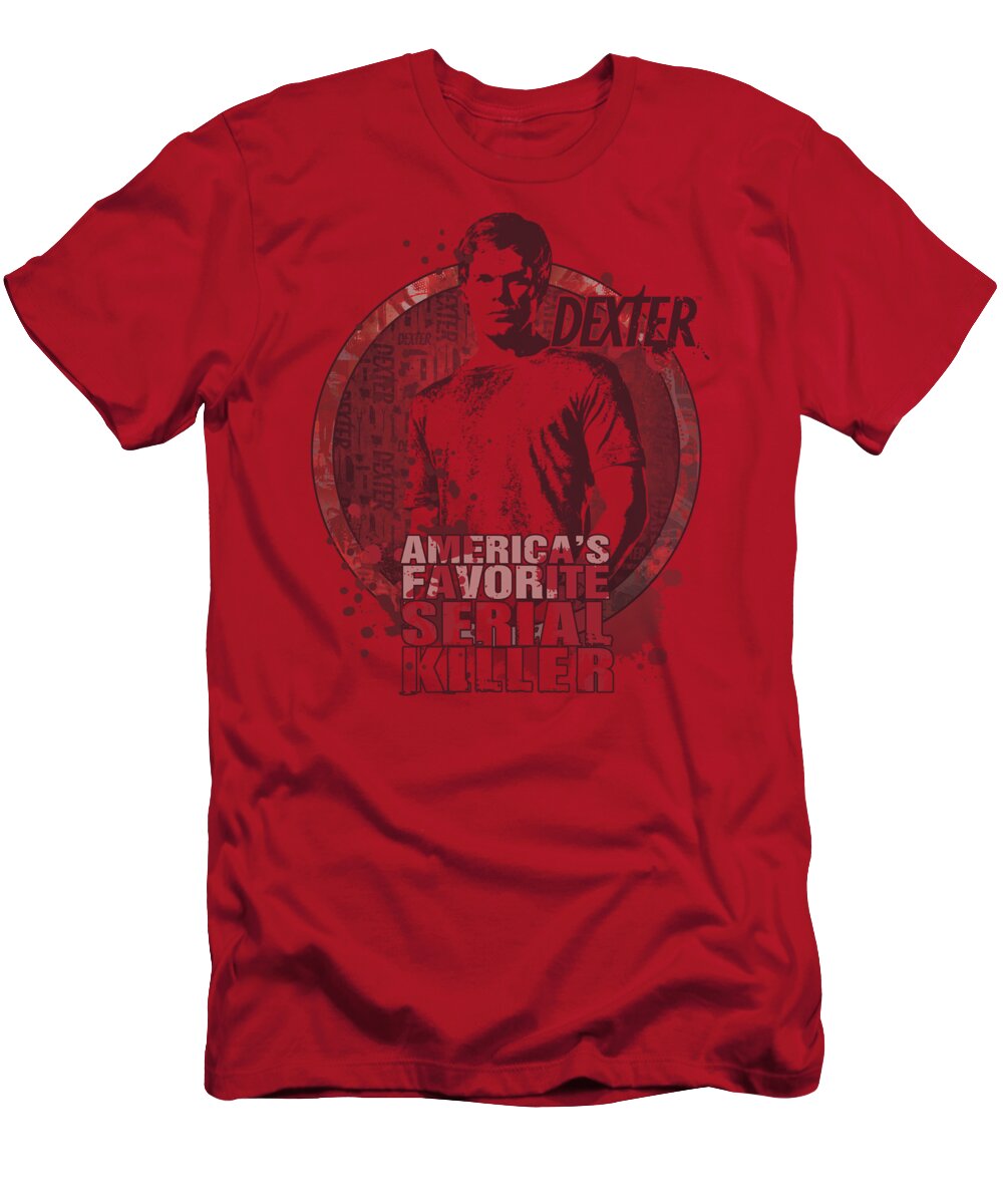Dexter T-Shirt featuring the digital art Dexter - Americas Favorite by Brand A