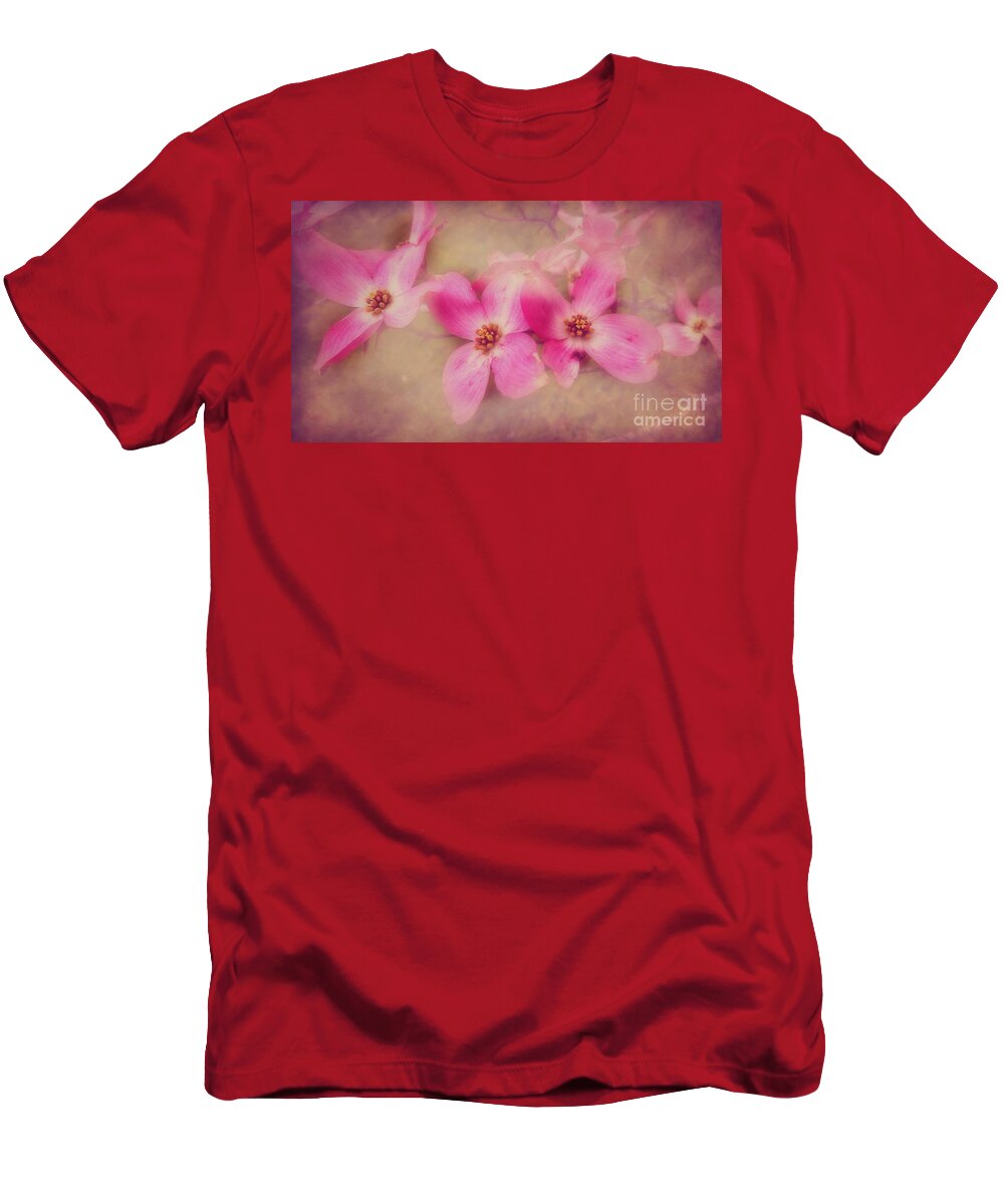 Dogwood Pink Bloom T-Shirt featuring the photograph Dogwood Blossom Beauty by Peggy Franz