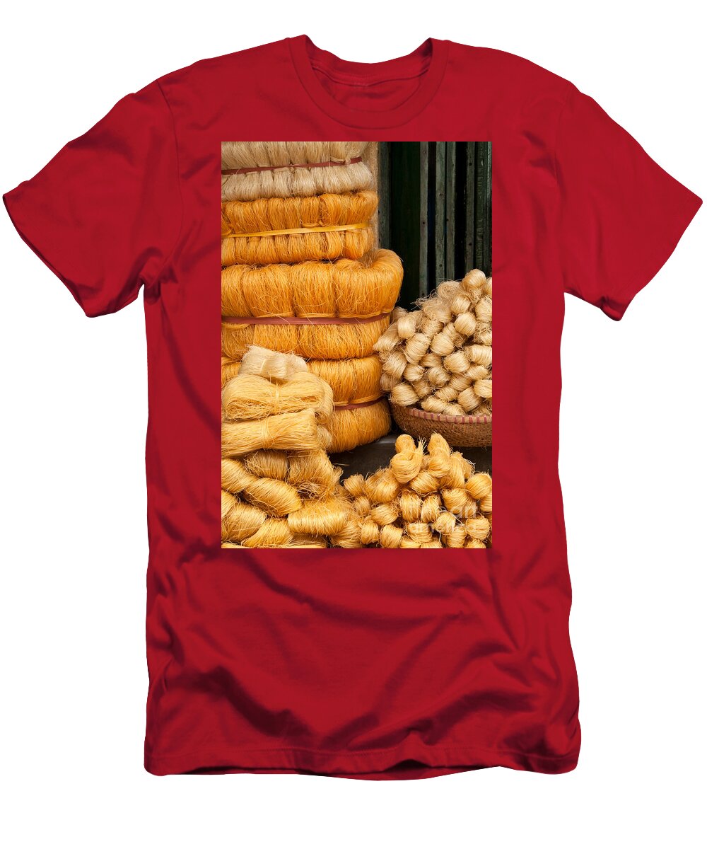 Vietnamese T-Shirt featuring the photograph Dried Rice Noodles 01 by Rick Piper Photography