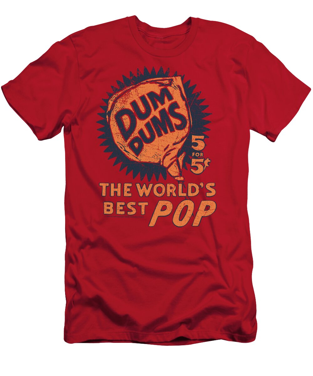 Dum Dums T-Shirt featuring the digital art Dum Dums - 5 For 5 by Brand A