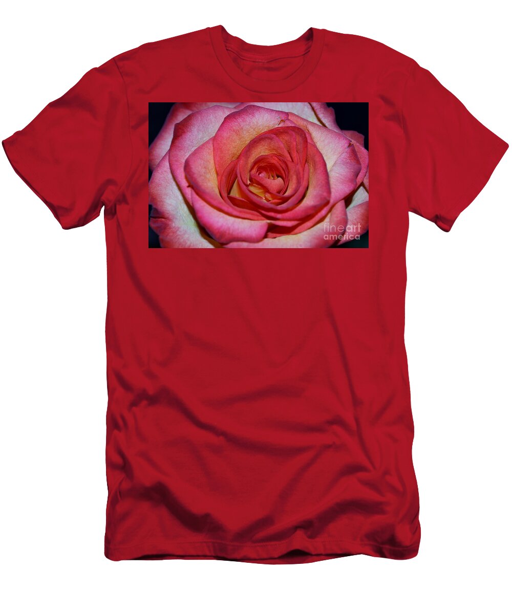 Rose Photographs T-Shirt featuring the photograph Event rose by Felicia Tica