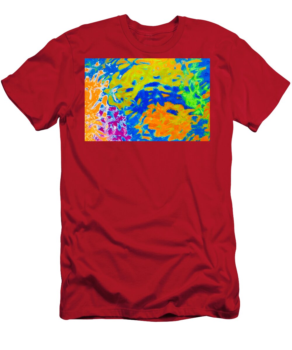 Abstract T-Shirt featuring the photograph Flowers by Georgette Grossman