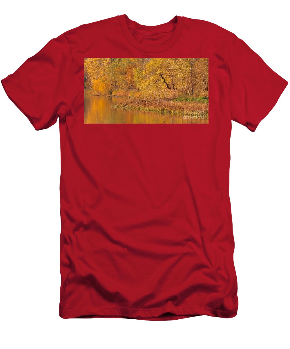 Chalco Hills T-Shirt featuring the photograph Golden Sunrise by Elizabeth Winter