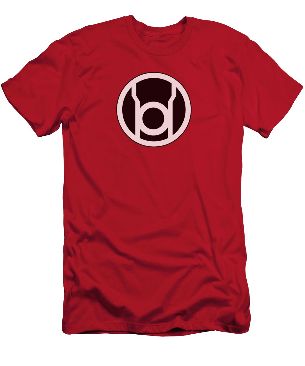Green Lantern T-Shirt featuring the digital art Green Lantern - Red Lantern Logo by Brand A