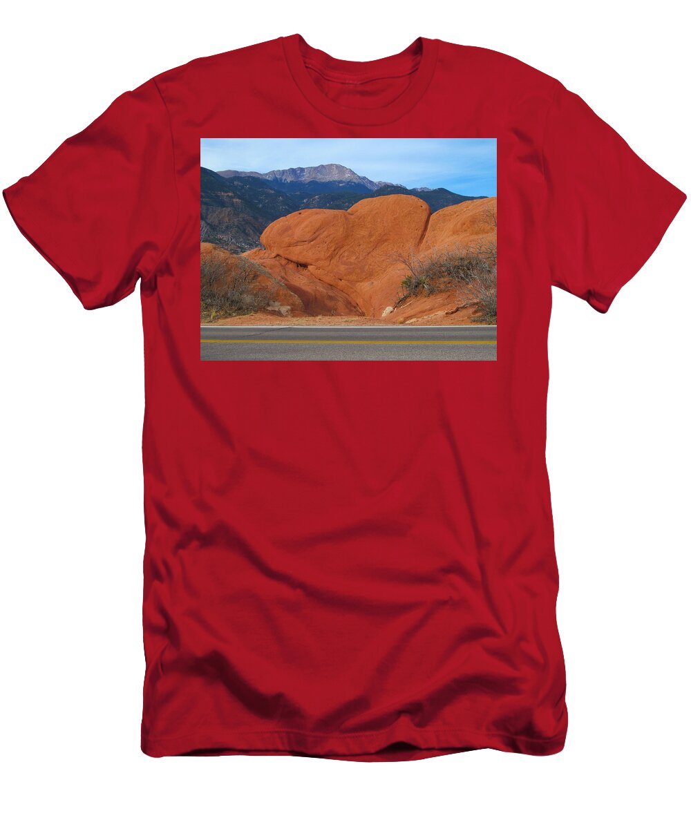 Colorado T-Shirt featuring the photograph Heart of the Garden of the Gods by Becca Buecher