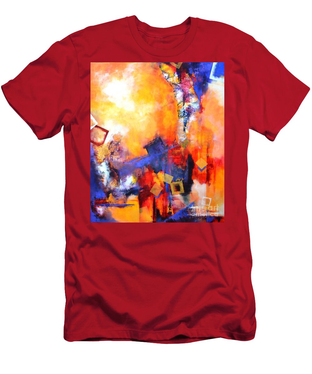 Acrylic T-Shirt featuring the painting Hope by Betty M M Wong