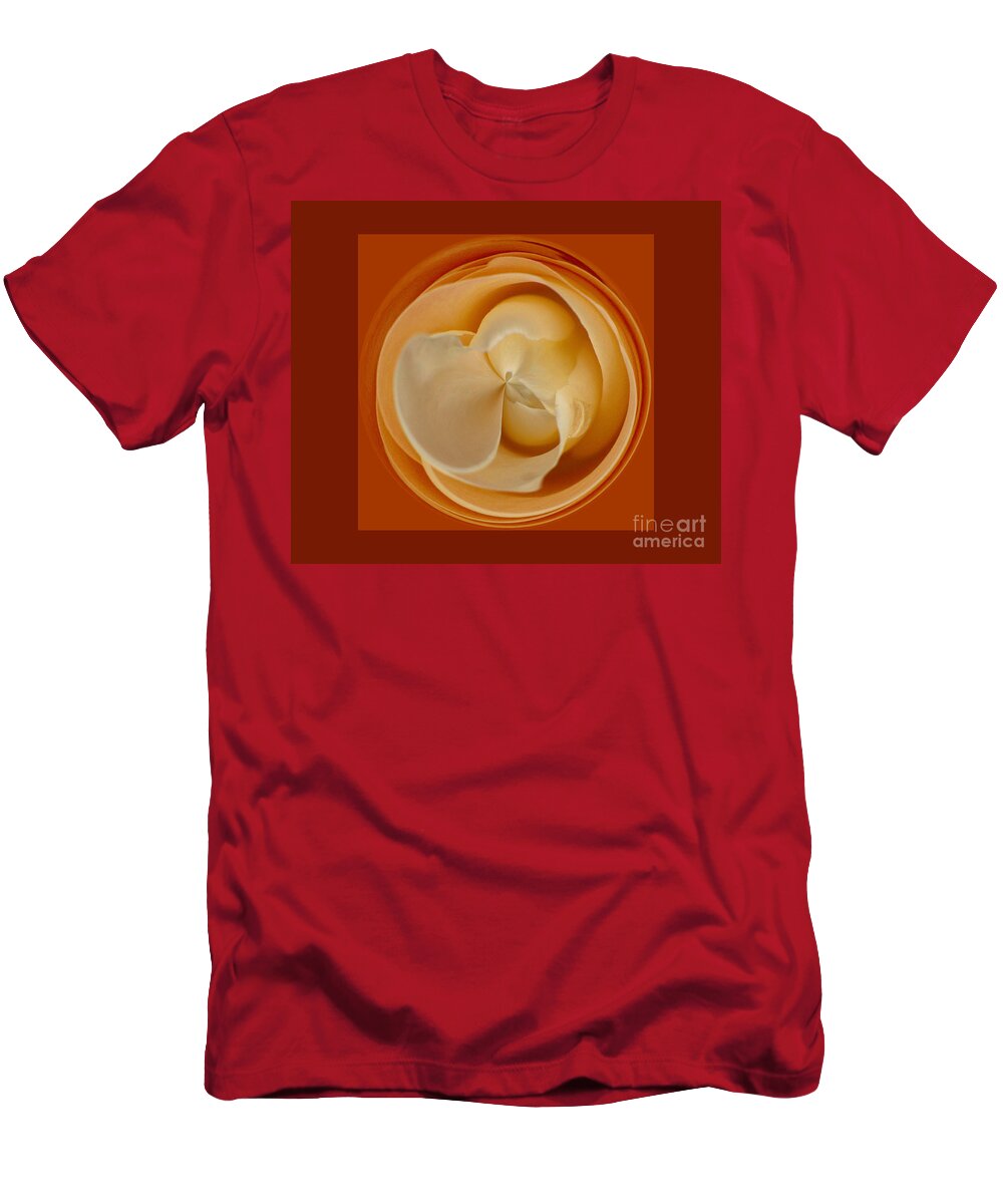 Rose T-Shirt featuring the photograph Hope Rose Abstract by Darleen Stry
