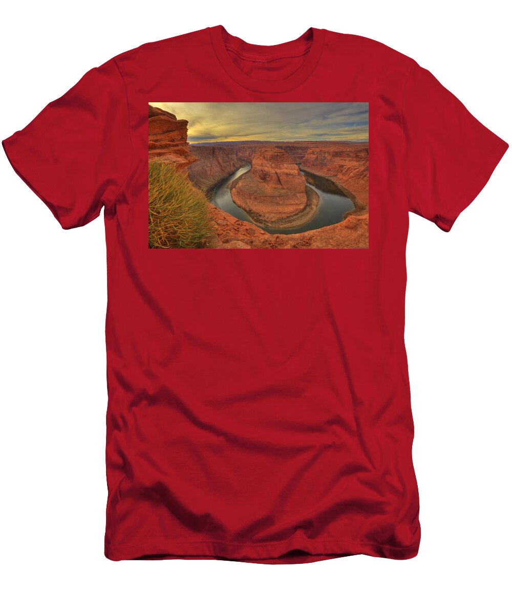 Horseshoe Bend T-Shirt featuring the photograph Horseshoe Bend by Alan Vance Ley