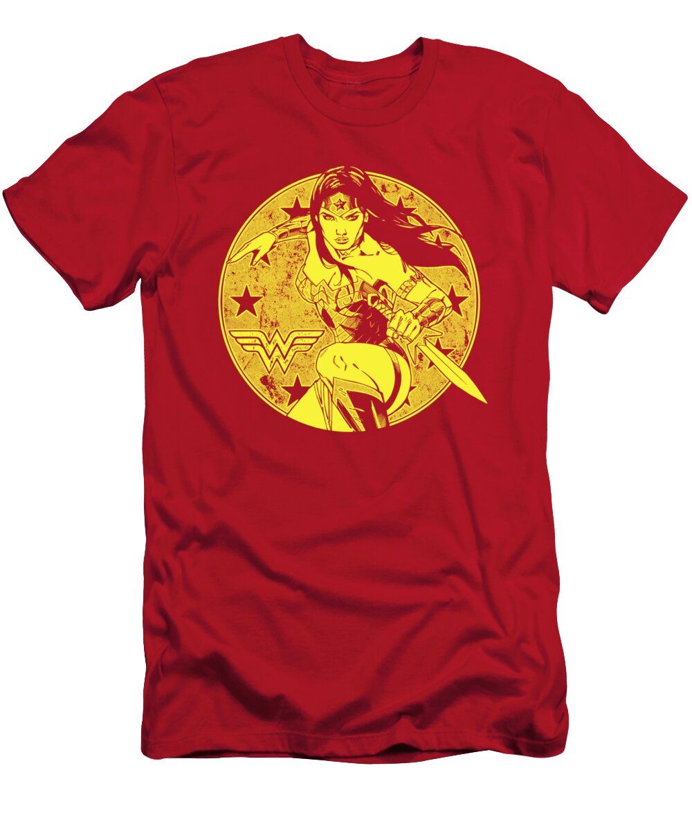  T-Shirt featuring the digital art Jla - Young Wonder by Brand A