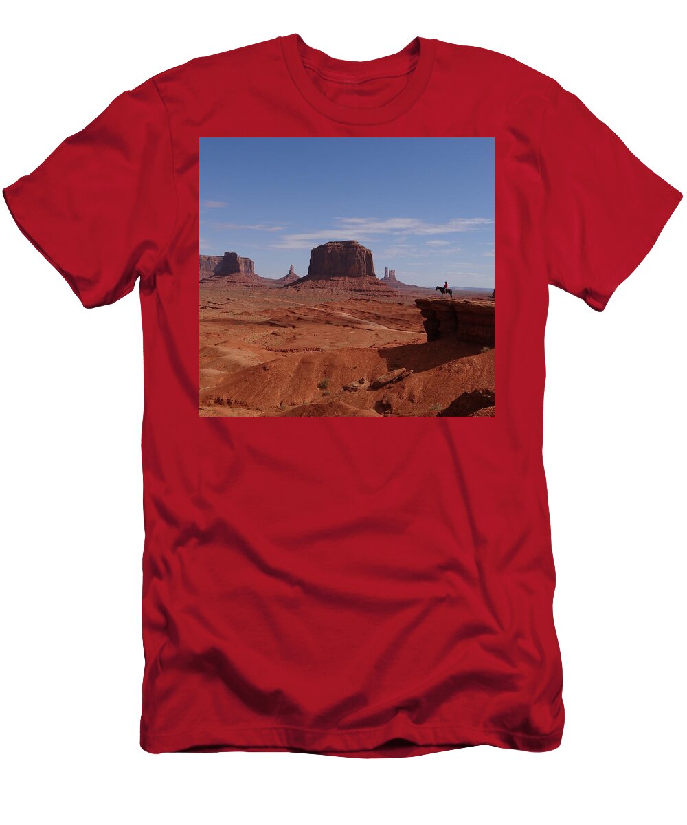 Monument Valley T-Shirt featuring the photograph John Ford's Point in Monument Valley by Keith Stokes
