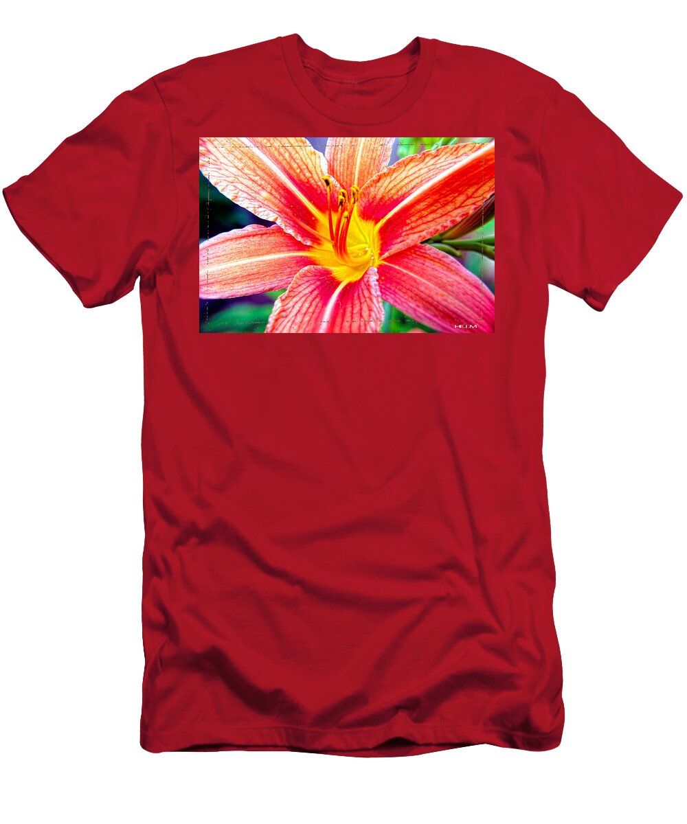Lily's Photographs T-Shirt featuring the photograph Just another Day Lilly by Mayhem Mediums