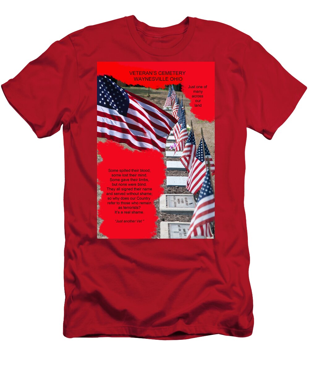 Veterans T-Shirt featuring the photograph Just another Vet by Randall Branham