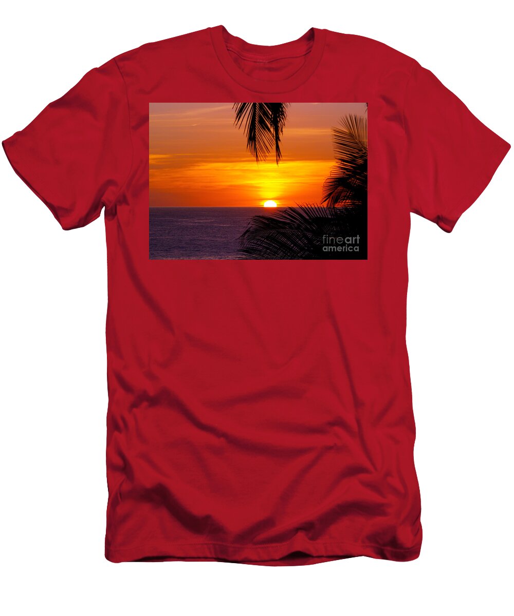 Fine Art Photography T-Shirt featuring the photograph Kauai Sunset by Patricia Griffin Brett