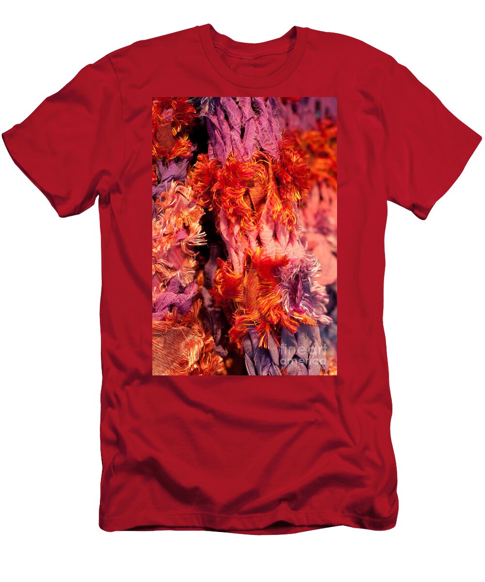Cambodian T-Shirt featuring the photograph Knotted Silk 05 by Rick Piper Photography