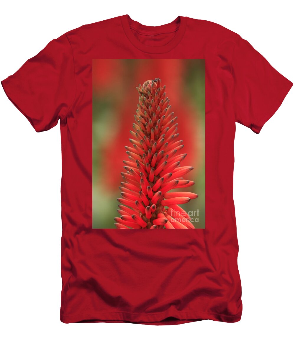 Floral T-Shirt featuring the photograph La Jolla Floral by John F Tsumas