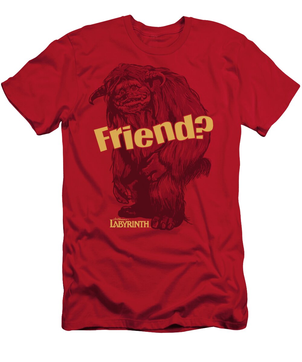 Labyrinth T-Shirt featuring the digital art Labyrinth - Ludo Friend by Brand A