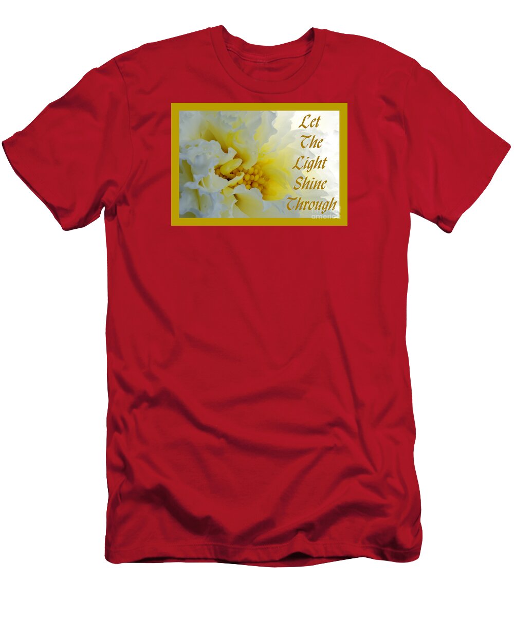 Let T-Shirt featuring the photograph Let The Light by Wendy Wilton