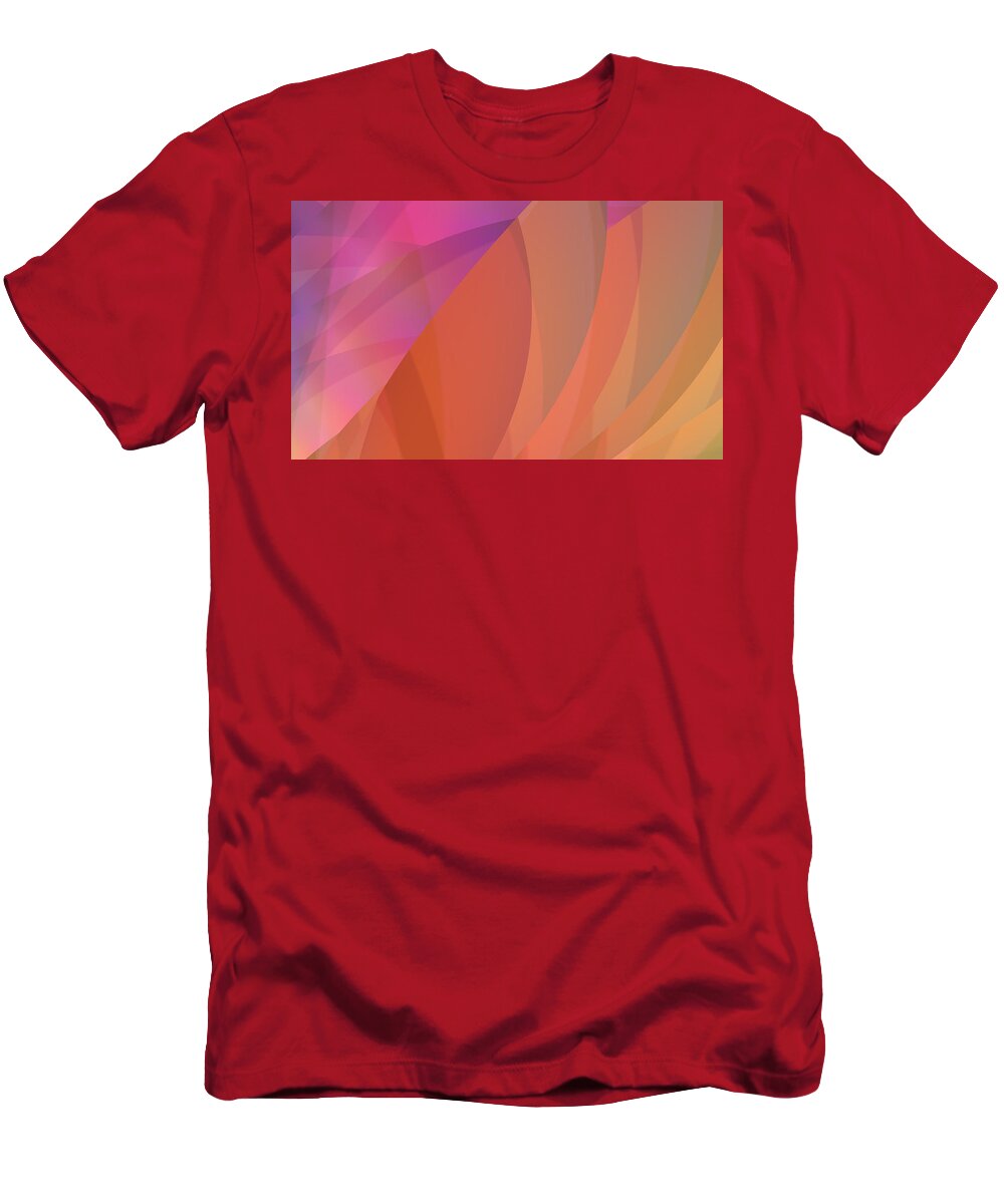Abstract T-Shirt featuring the digital art Lighthearted by Judi Suni Hall