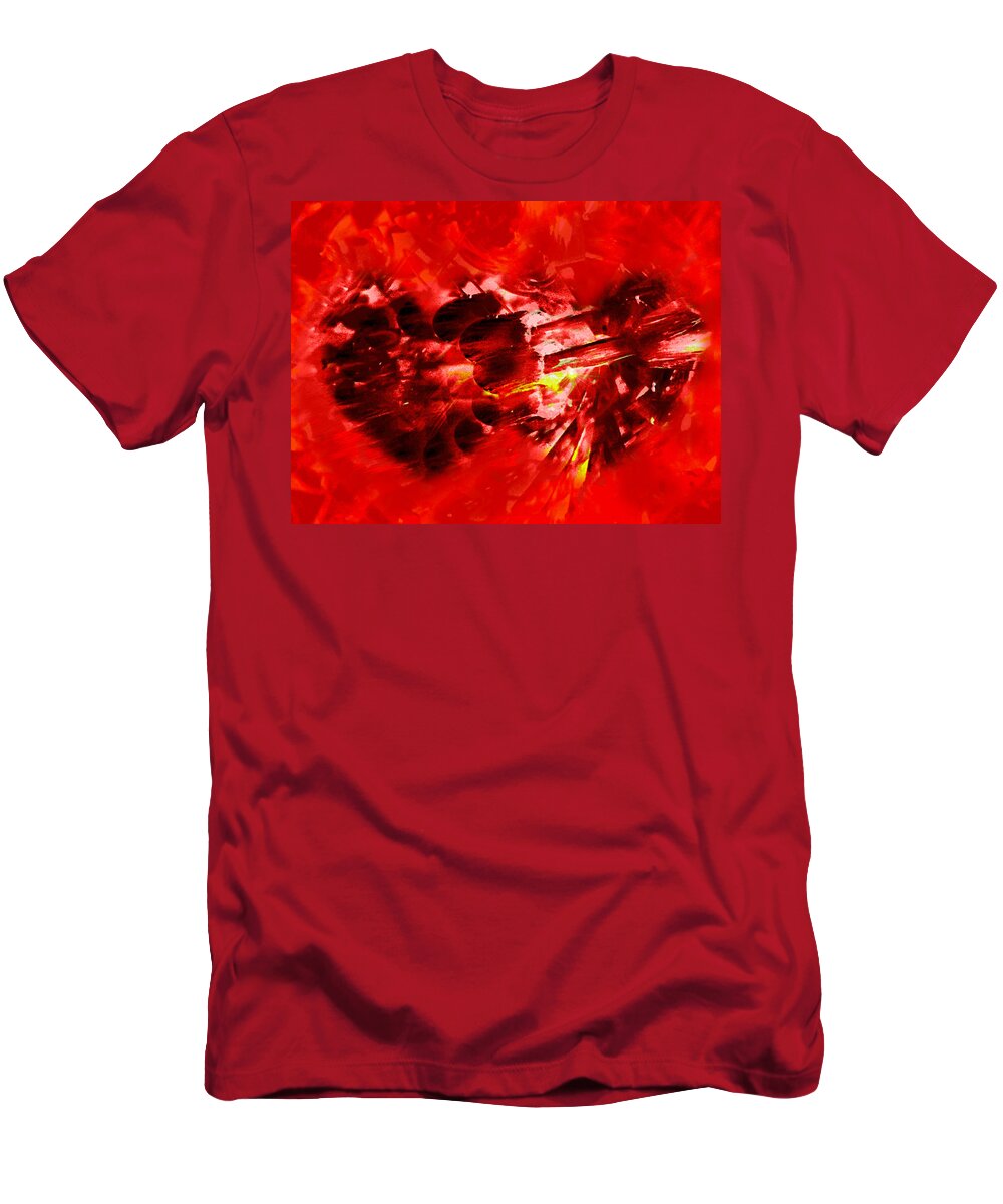 Love T-Shirt featuring the photograph Love Opening by Kathy Bassett