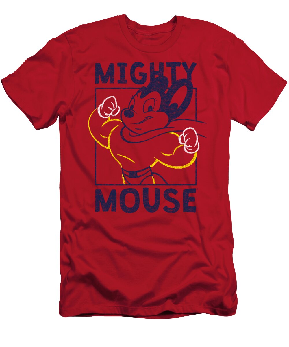  T-Shirt featuring the digital art Mighy Mouse - Break The Box by Brand A
