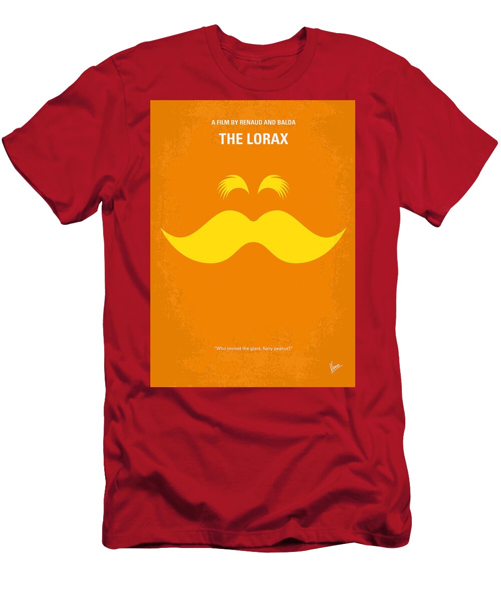 The Lorax T-Shirt featuring the digital art No261 My THE LORAX minimal movie poster by Chungkong Art